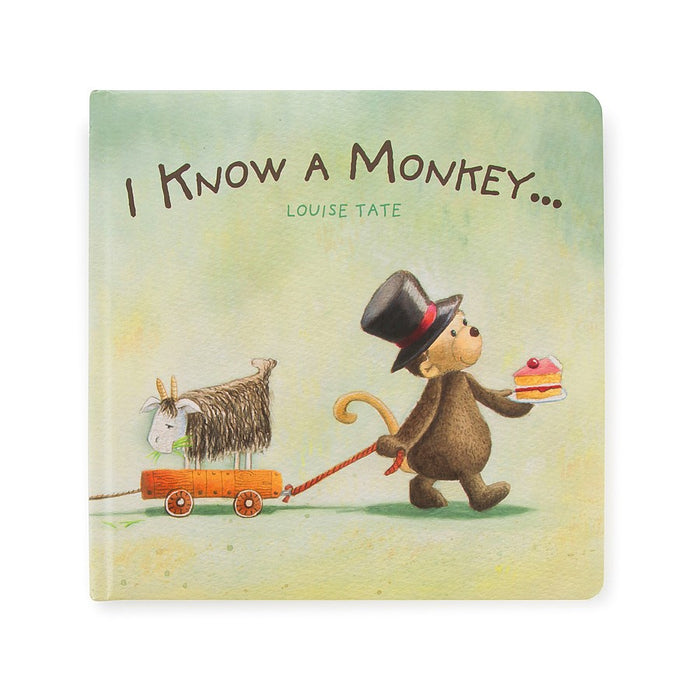 Jellycat I Know A Monkey Story Book