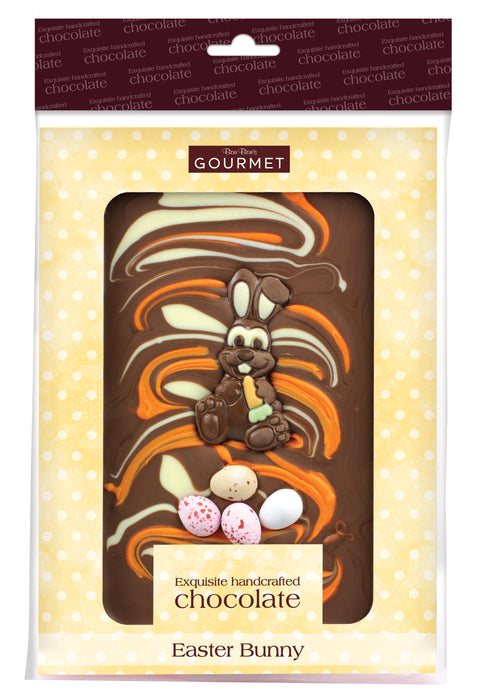 Easter Bunny Milk Chocolate Slab