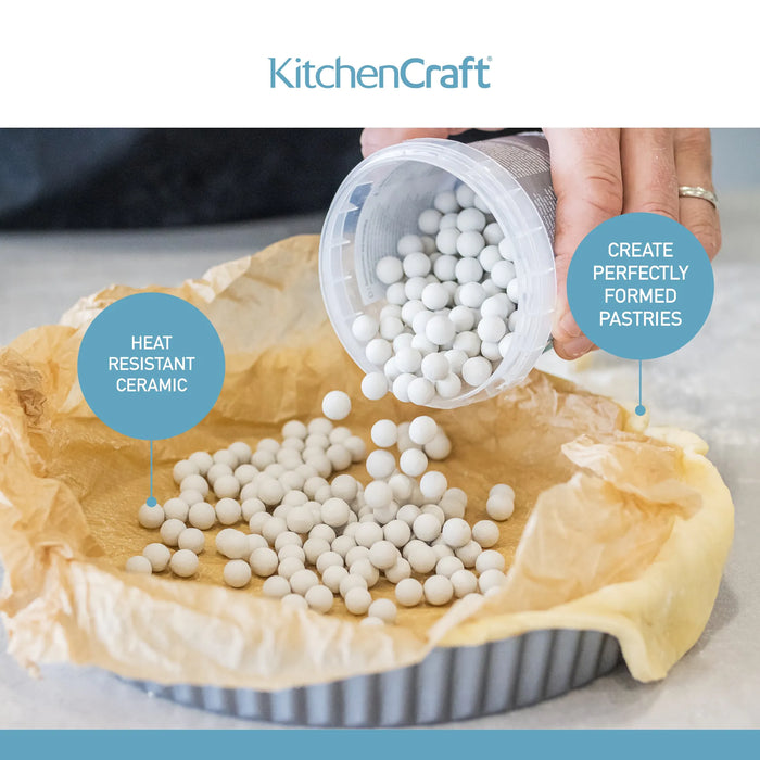 KitchenCraft Tub of Ceramic Baking Beans (500g)