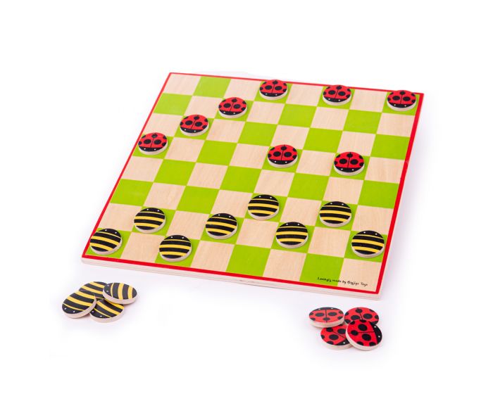 Bigjigs Ladybird and Bee Draughts