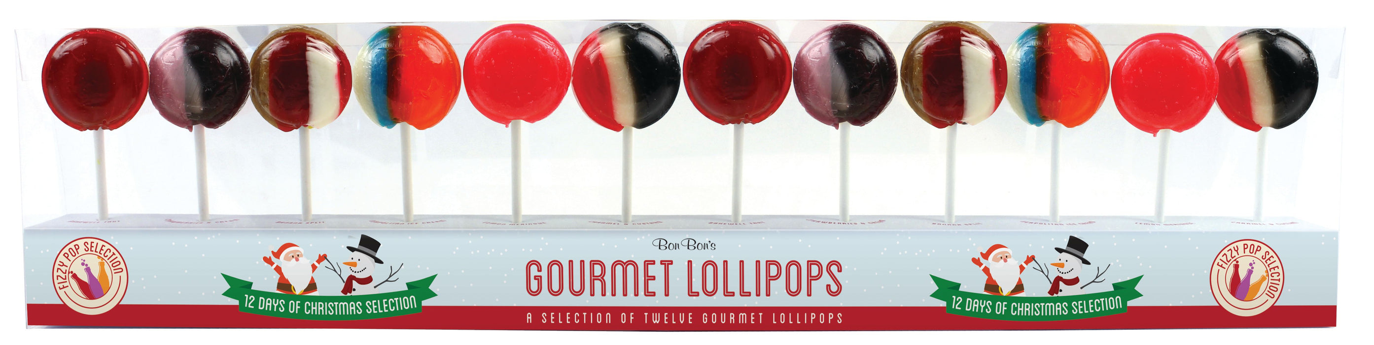 Bon Bons 12 days of Christmas Lollies Fizzy Pop Selection