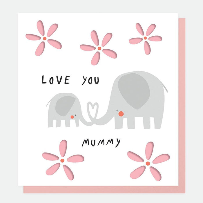 Caroline Gardner Love You Mummy Elephants Mother's Day Card