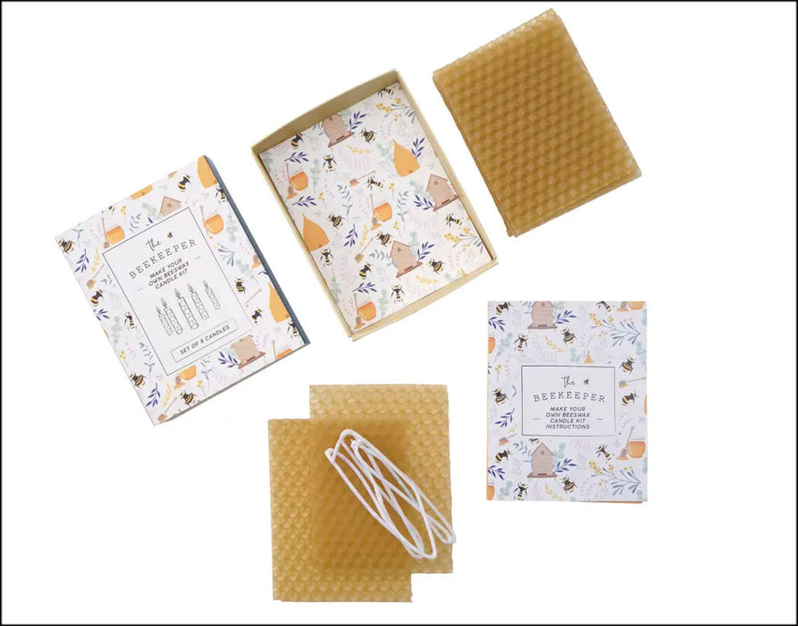 The Beekeeper Make Your Own Beeswax Candle Kit