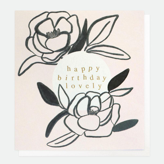 Caroline Gardner Inkwell Happy Birthday Lovely Card