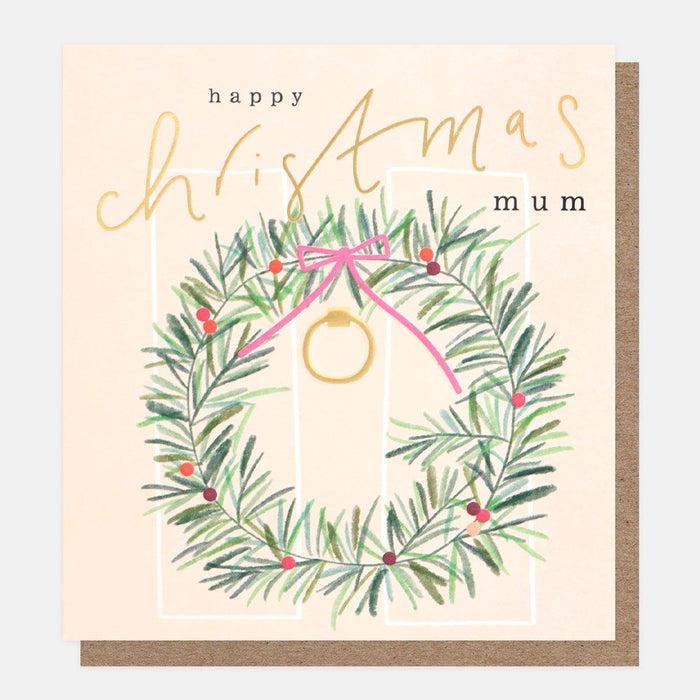 Caroline Gardner Christmas Card - Happy Christmas Mum