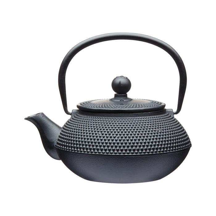 La Cafetière Cast Iron Teapot and Infuser, 600ml, Black
