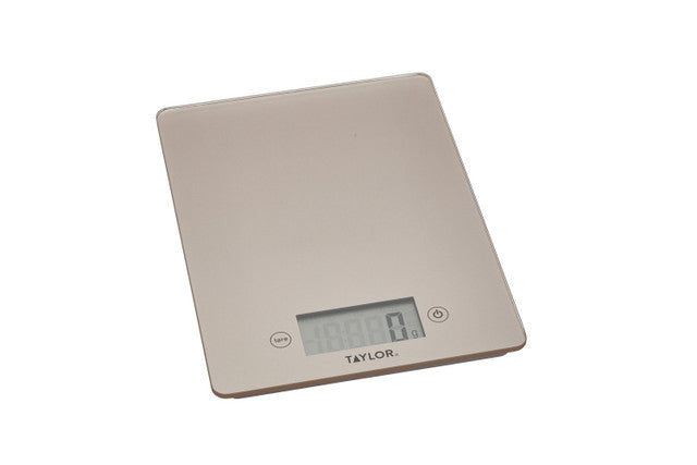 Taylor Pro Glass Digital 5Kg Kitchen Scales - Copper