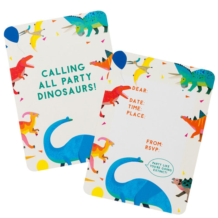 Talking Tables Party Dinosaur Invites - 8 Pack