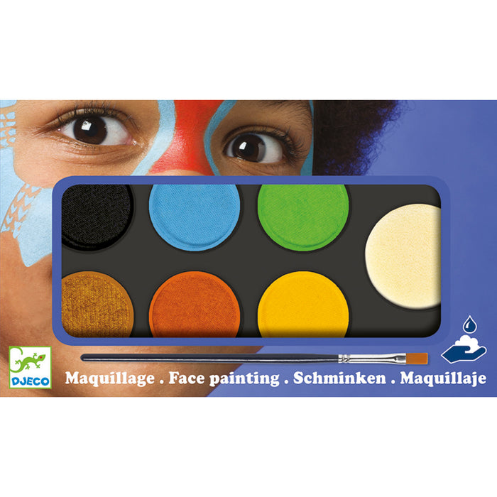 Djeco Nature Face Paint - 6 Colour Palette
