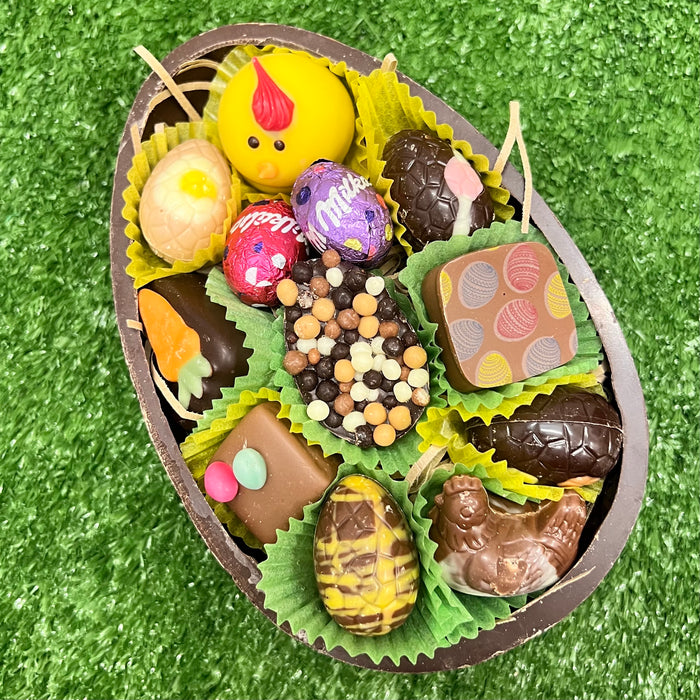 Dark Easter Half Egg Chocolate Selection - CHOOSE SIZE!