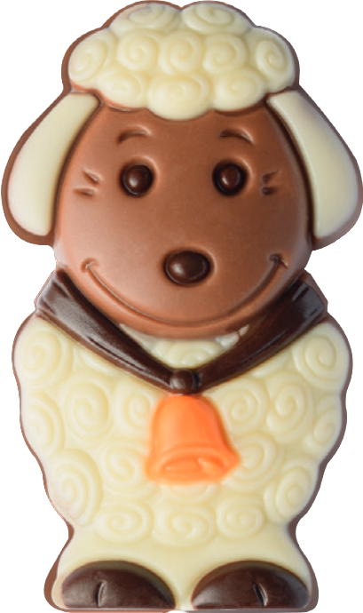 Decorated White Chocolate Sheep Lolly