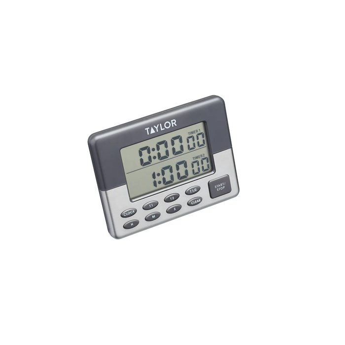 Taylor Pro Stainless Steel Dual Event Digital Timer
