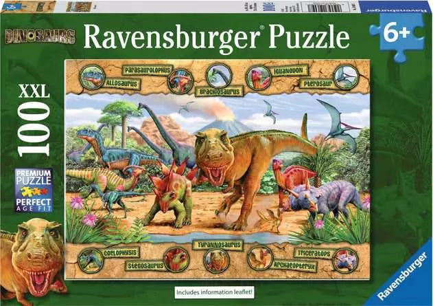 Ravensburger Dinosaurs XXL 100pc Puzzle