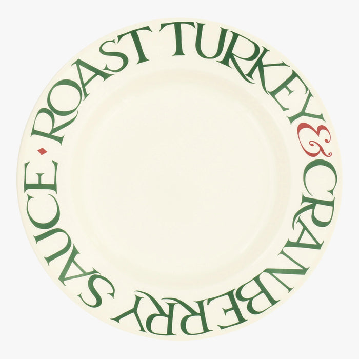 Emma Bridgewater Christmas Toast Roast Turkey 10 1/2 Inch Plate