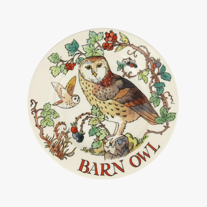 Emma Bridgewater In The Woods Barn Owl 8 1/2 Inch Plate