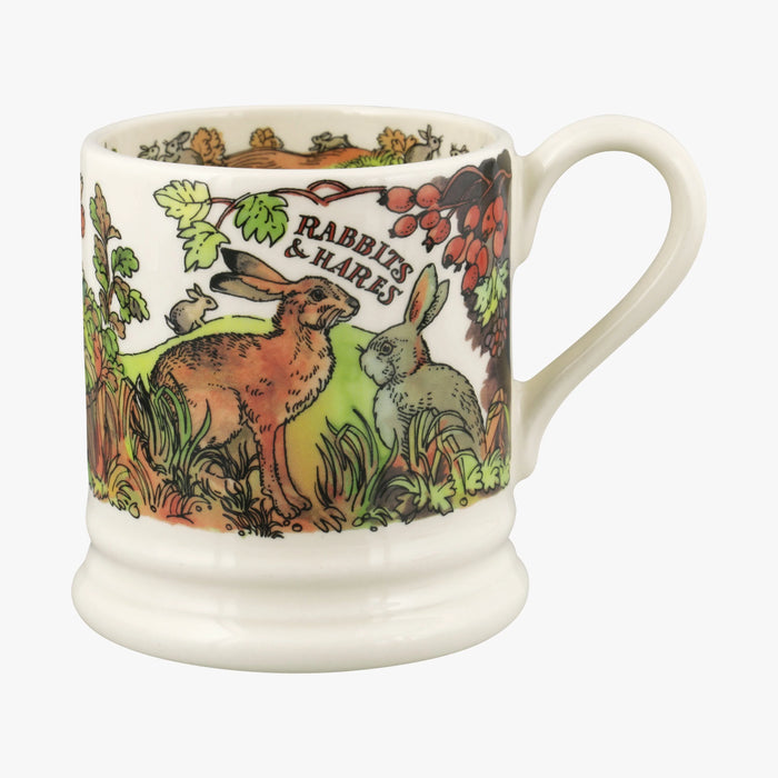 Emma Bridgewater In The Woods Rabbits & Hares 1/2 Pint Mug