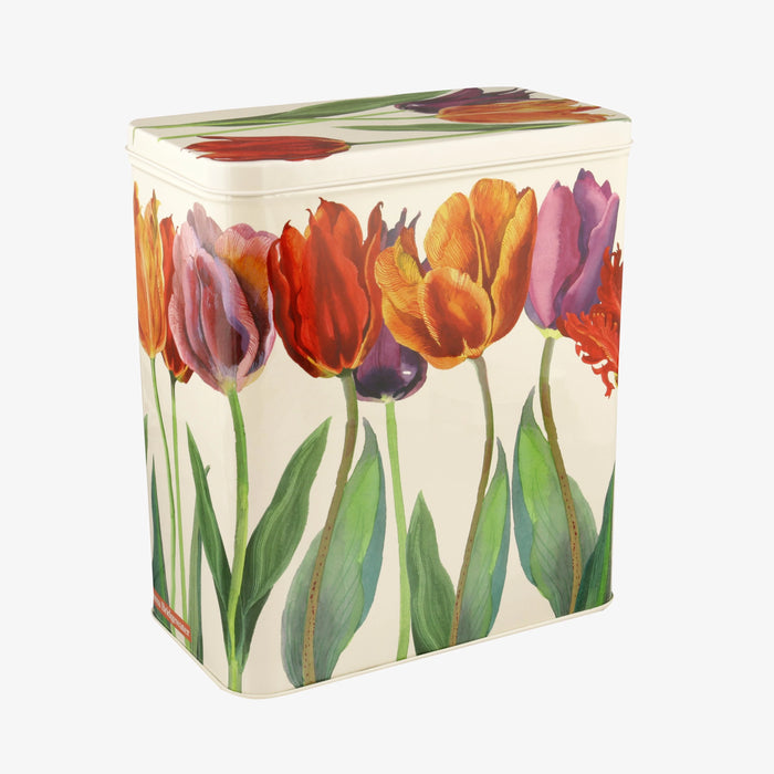 Emma Bridgewater Tulips Tall Wide Rectangular Storage Tin