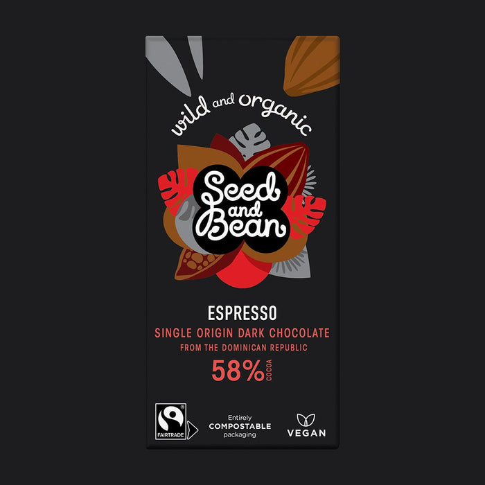 Seed & Bean Coffee Espresso Dark Chocolate Bar
