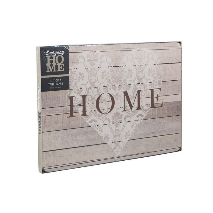 Everyday Home Home Pack Of 4 Placemats