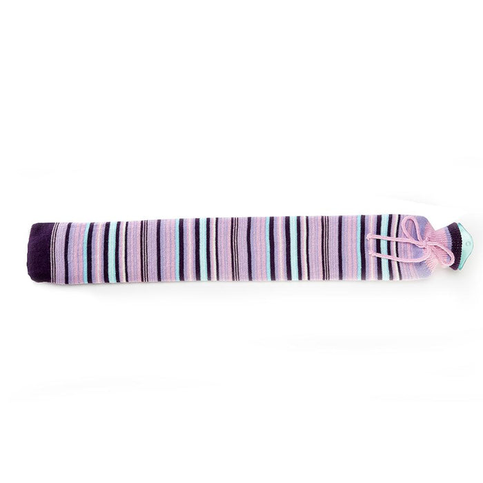 Warmies® Extra Long Hot Water Bottle Purple Stripe