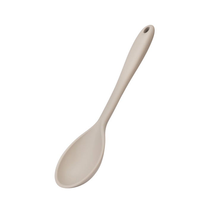 Fusion Twist Silicone Solid Spoon Grey