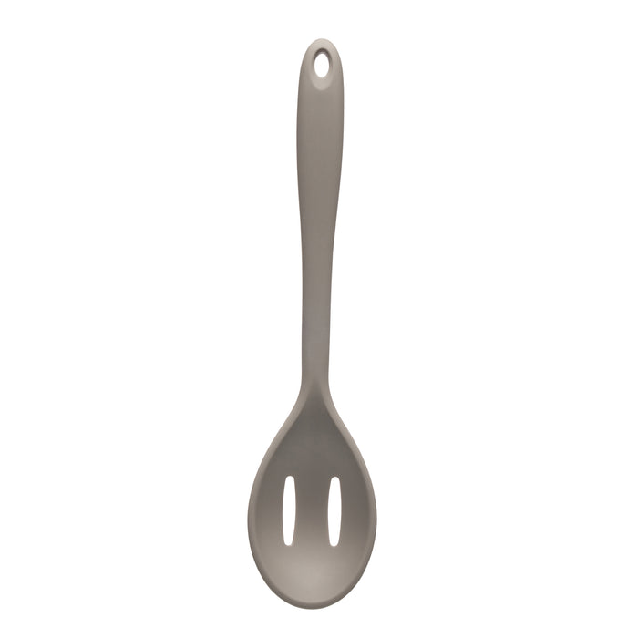 Fusion Twist Silicone Slotted Spoon Grey