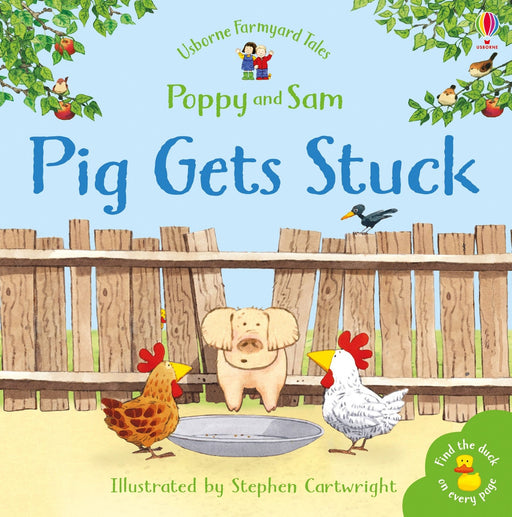 Usborne Poppy & Sam Farmyard Tales Stories Pig Gets Stuck Book