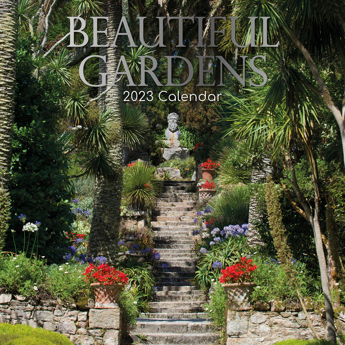 The Gifted Stationary Company 2023 Square Calendar - Beautiful Gardens