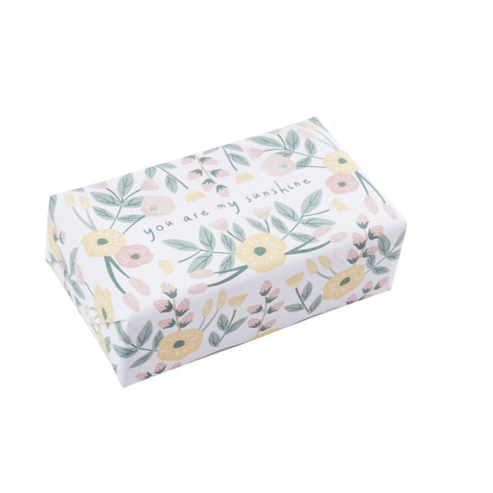 Floral Wrapped Soap - You are my Sunshine