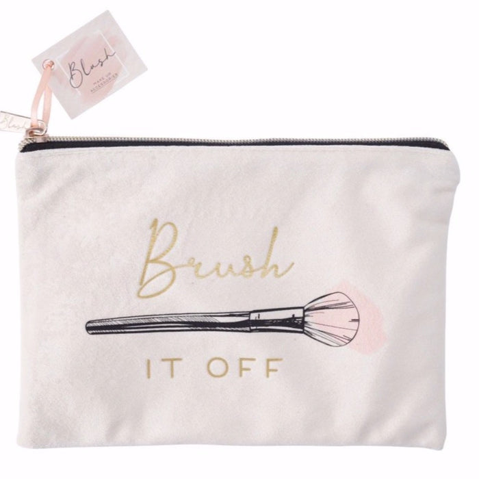Blush 'Brush it Off' Beauty Bag