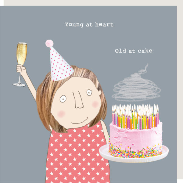 Rosie Made A Thing Card - Old At Cake Girl