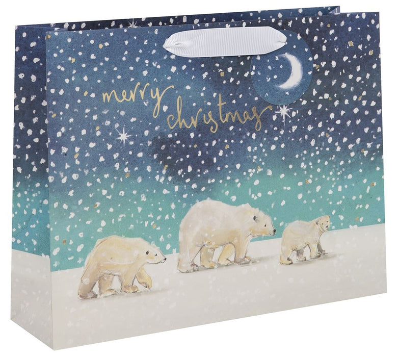 Glick Polar Bears Large Gift Bag