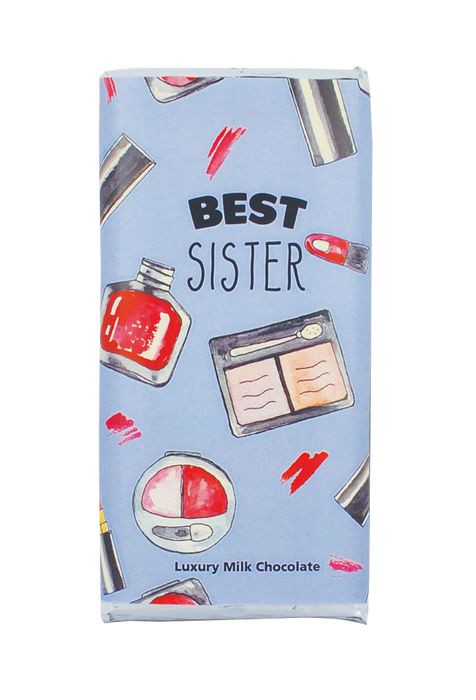 Best Sister Milk Chocolate Bar 85g