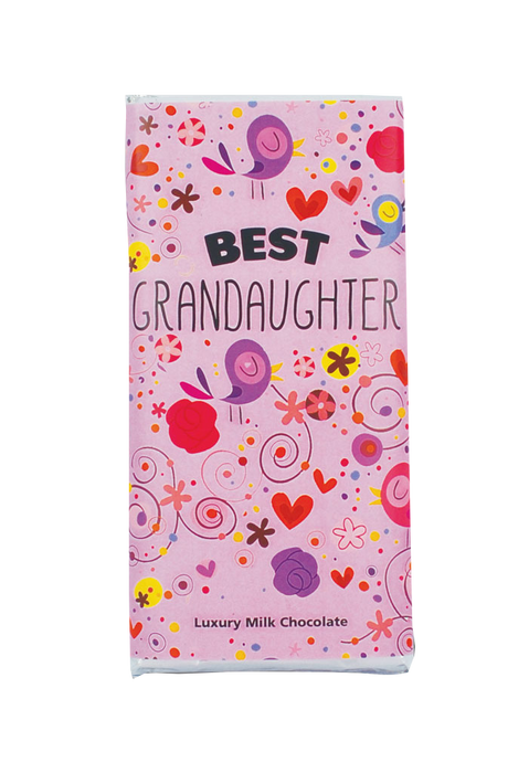 Best Grandaughter Milk Chocolate Bar 85g