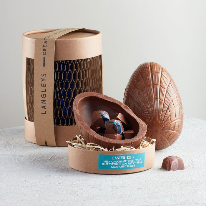 Langley's Milk Chocolate Easter Egg With Trevethan Gin