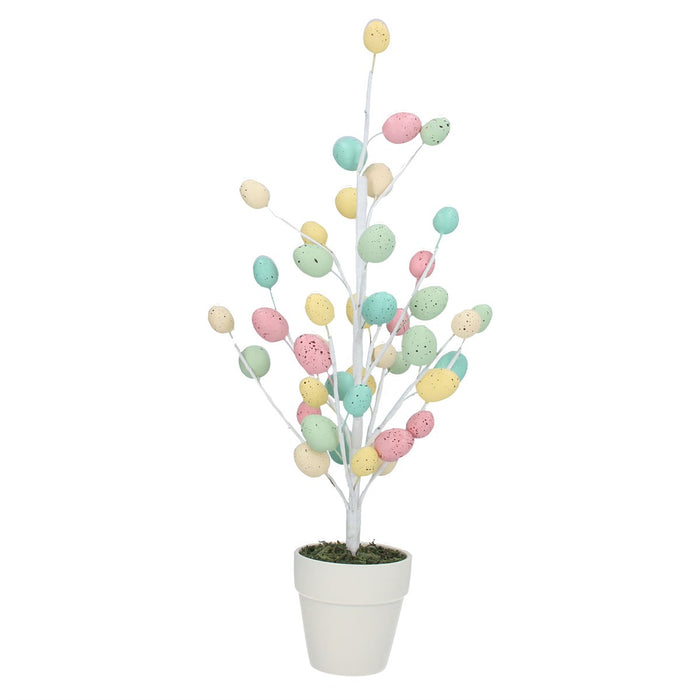 Gisela Graham Easter Twig Tree with Pastel Eggs