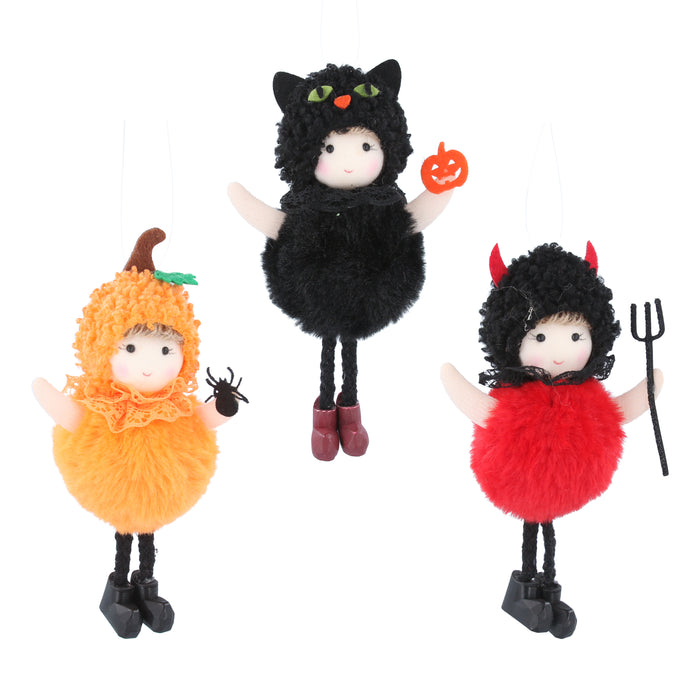 Gisela Graham Fabric Kid in Halloween Costume Decoration