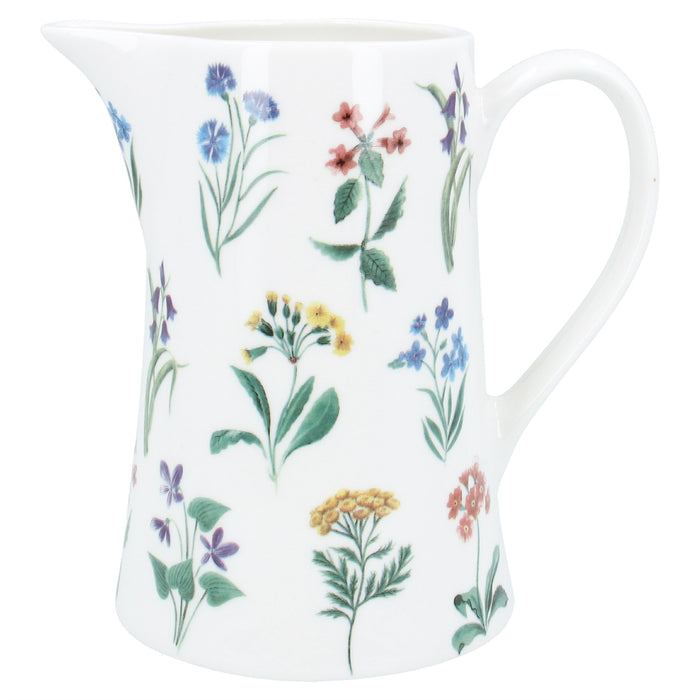 Gisela Graham Primavera Floral Ceramic Jug - Medium