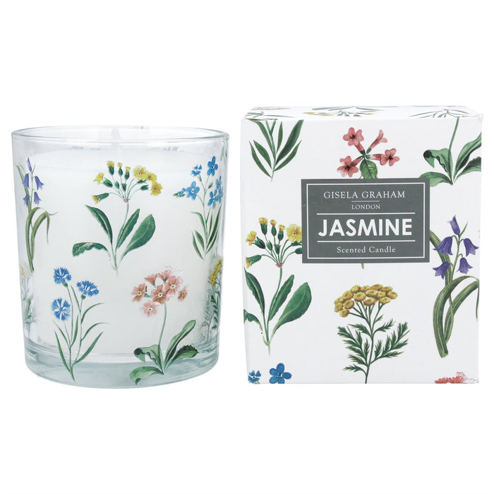 Gisela Graham Primavera Scented Candle in Glass Pot