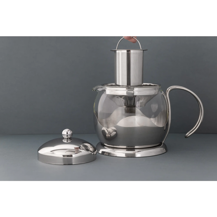 La Cafetière Izmir Glass Tea Infuser, 4-Cup, Stainless Steel