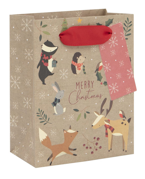 Glick Christmas In The Woods Small Gift Bag