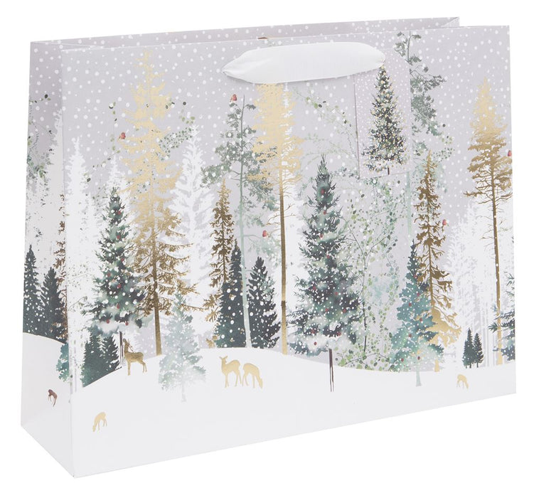 Glick Christmas Magical Forest Large Landscape Gift Bag