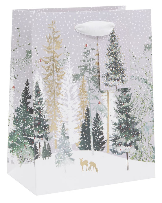 Glick Christmas Magical Forest Medium Gift Bag