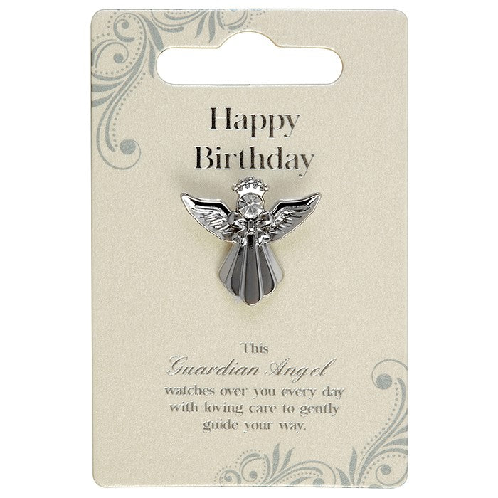 Guardian Angel Pin Happy Birthday