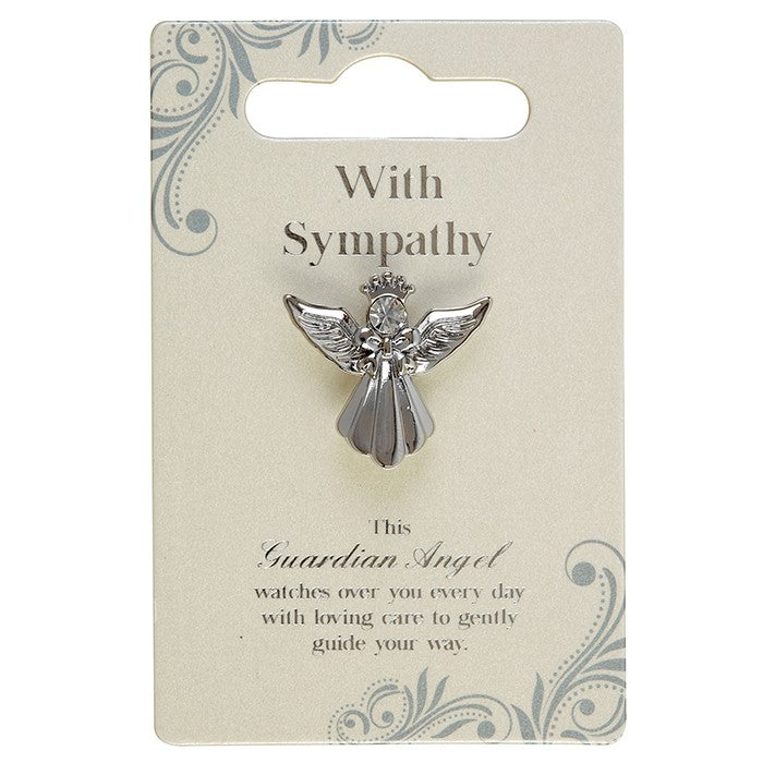 Guardian Angel Pin With Sympathy