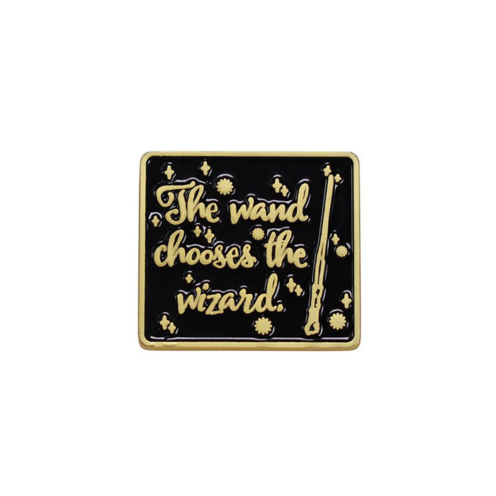 Harry Potter Wand Chooses The Wizard Pin Badge Enamel