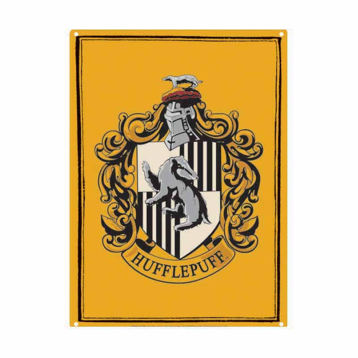 Harry Potter Hufflepuff Tin Sign Small
