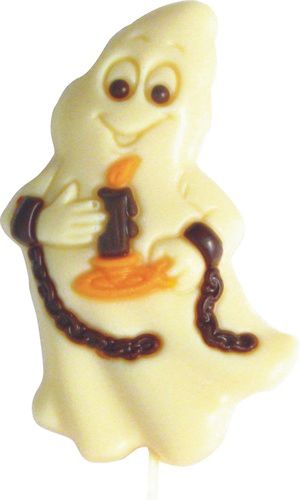 Halloween Chocolate Ghost Lolly