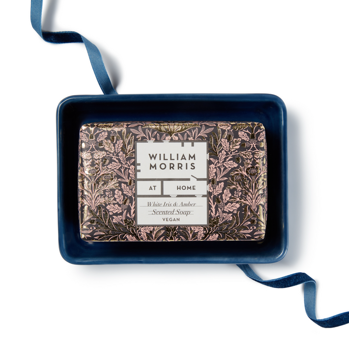 Heathcote & Ivory William Morris at Home Dove & Rose Soap & Ceramic Dish