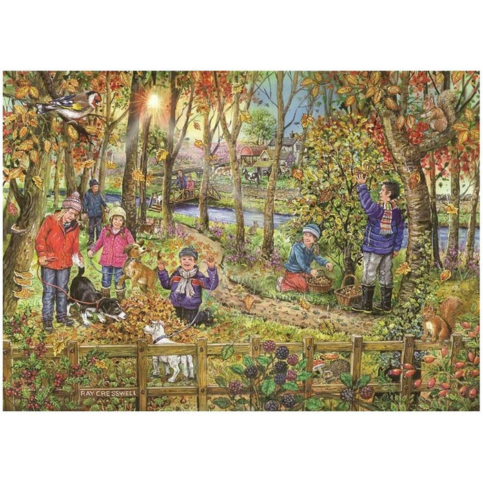HOP Old Autumn Leaves 250 Big Piece Jigsaw Puzzle